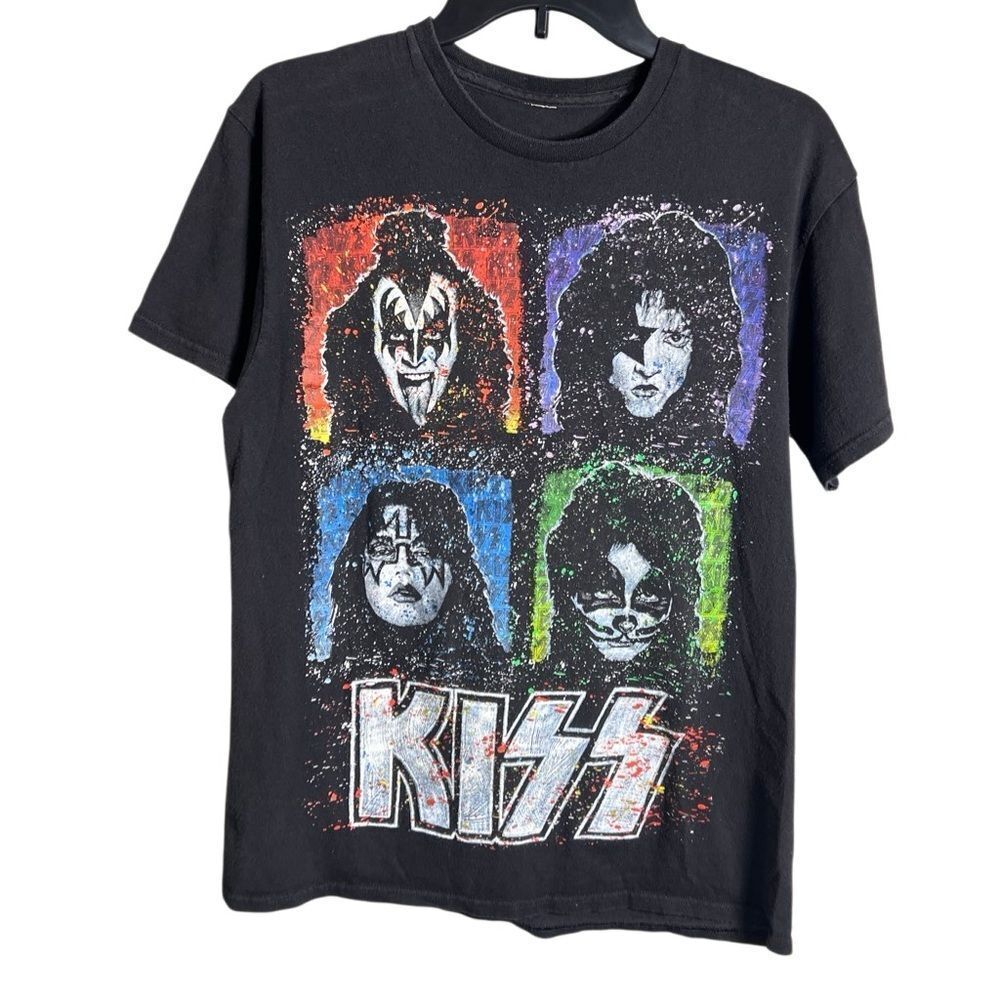 Kiss The Rock Band Graphic T-Shirt Unisex S-M
